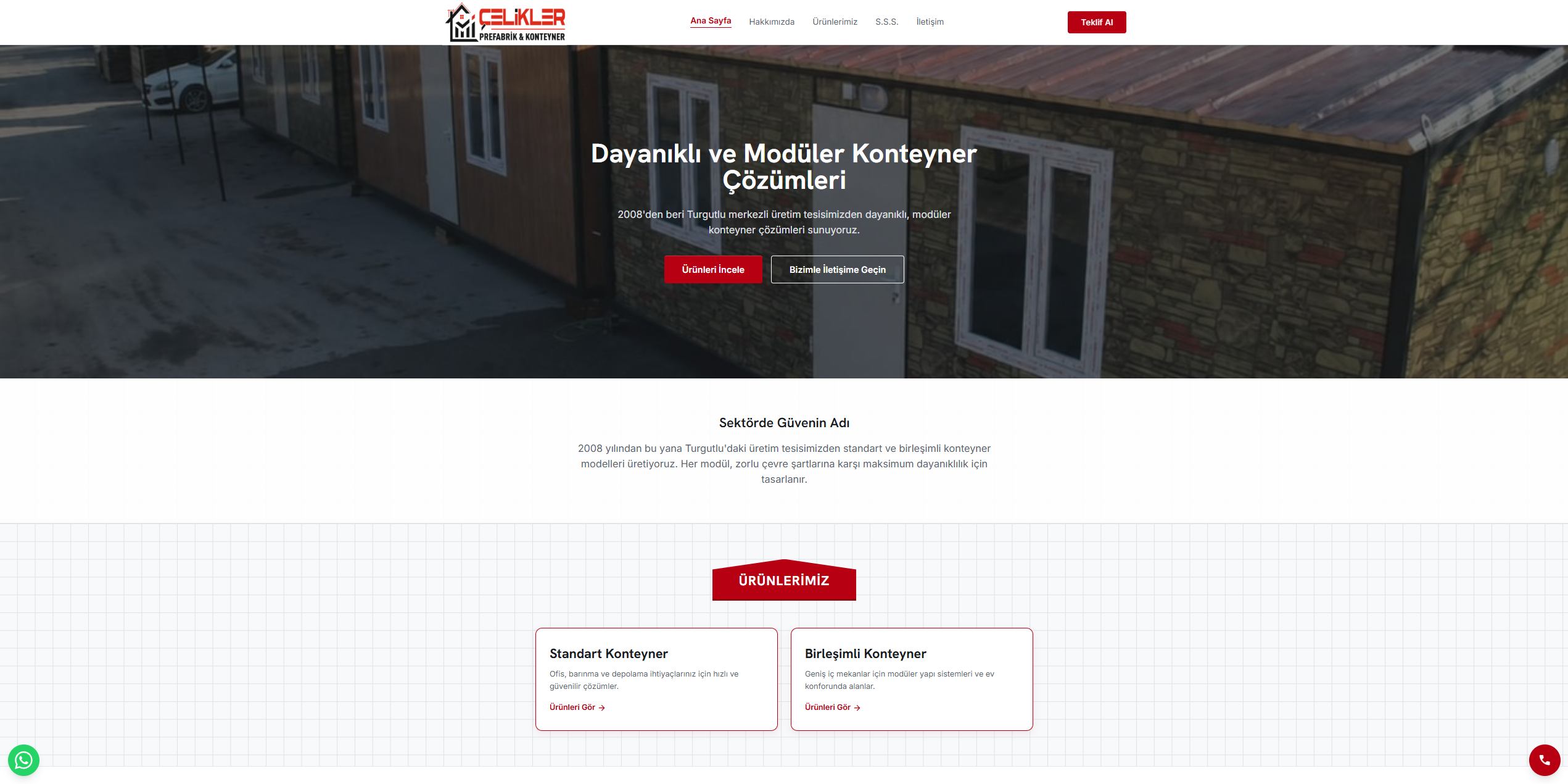 Çelikler Prefabrik & Konteyner