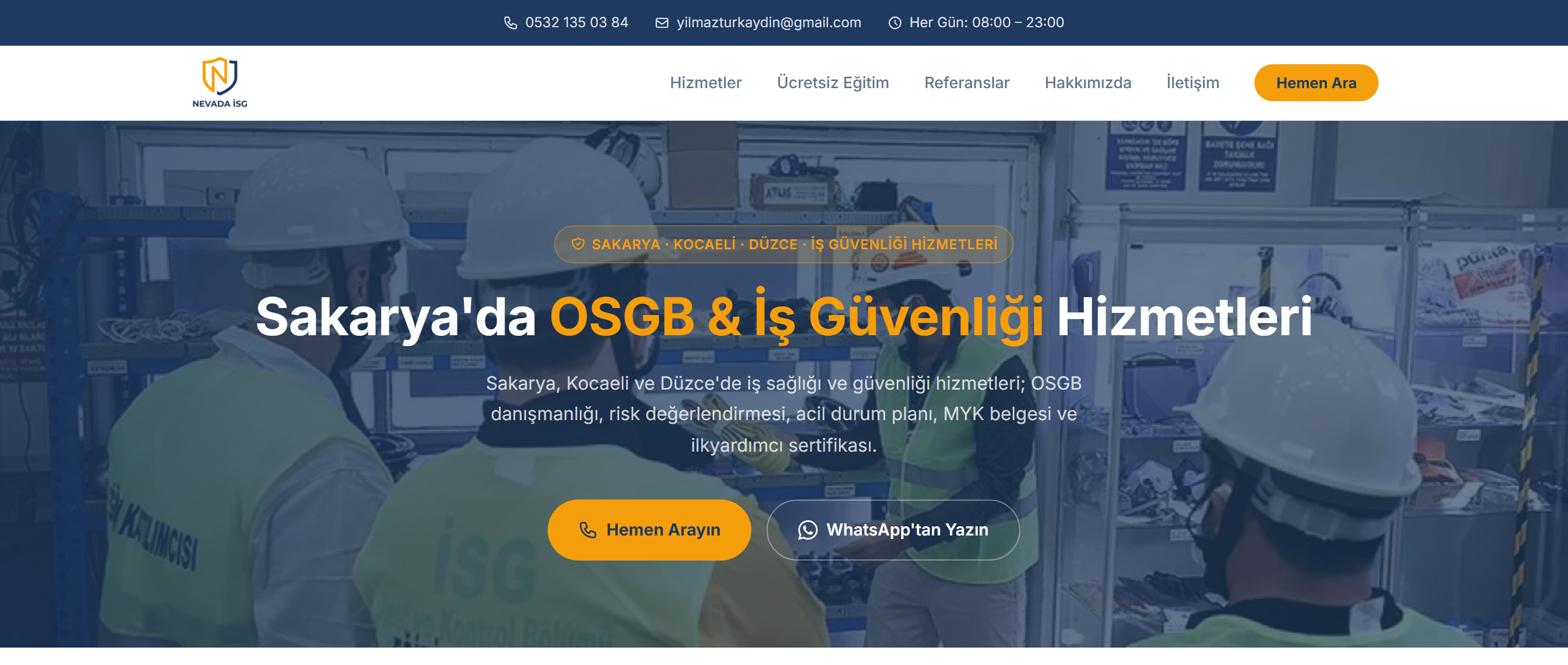 Nevada İSG — Botfabrika portfolyo projesi